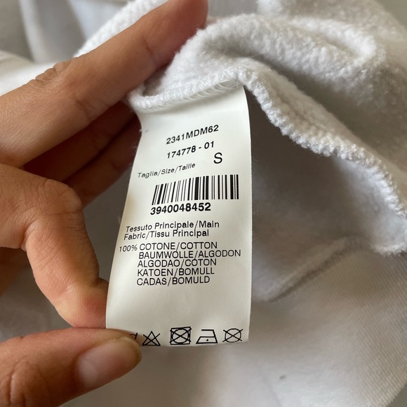 MSGM One Shoulder Sweatshirt - Picture 5 of 5